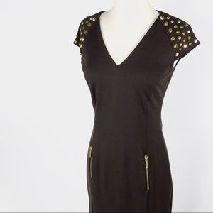 Michael Kors Studded Brown Dress Size 2
